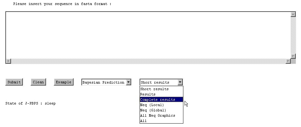 choice of the outputs